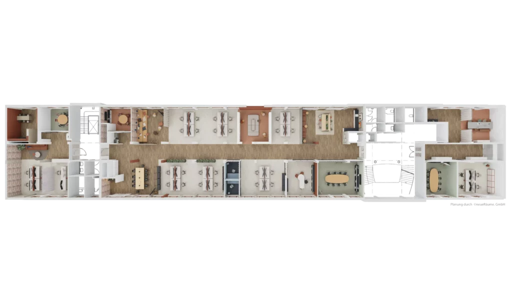 Loftworks Grundriss Beispiel 3.OG offene Variante